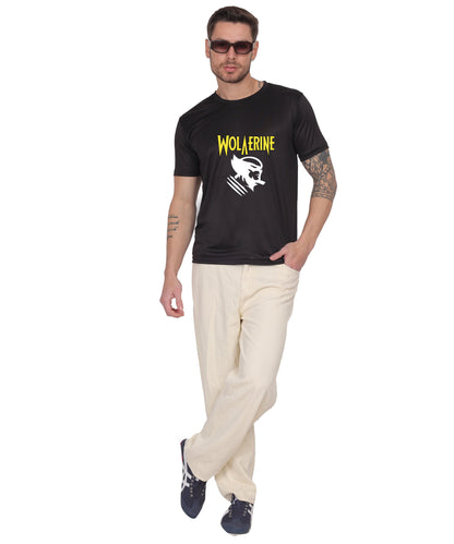Wolverine Graphic Print Cotton T-Shirt, Casual Wear