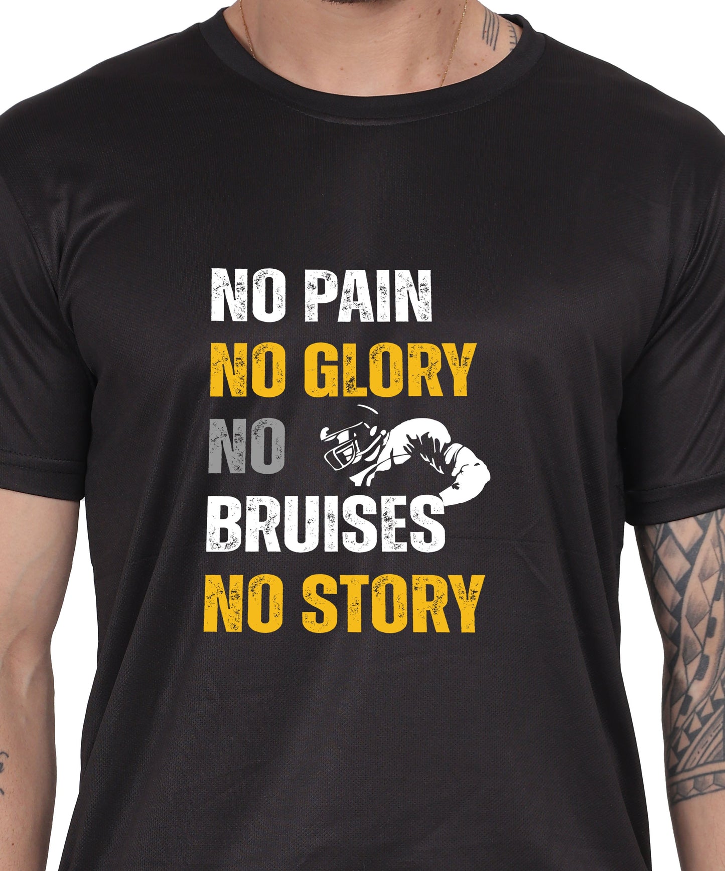 No Pain No Glory Soccer T-Shirt, Red, Short Sleeve Graphic Design, Athletic Casual Wear