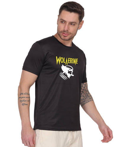 Wolverine Graphic Print Cotton T-Shirt, Casual Wear