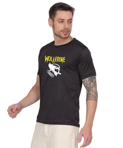 Wolverine Graphic Print Cotton T-Shirt, Casual Wear