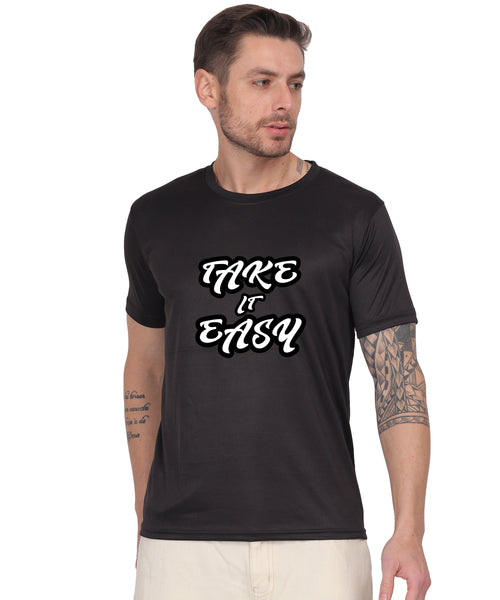 Generic Military Quote T-Shirt, Black Cotton, Short Sleeve, Regular Fit, Graphic Print, Crew Neck