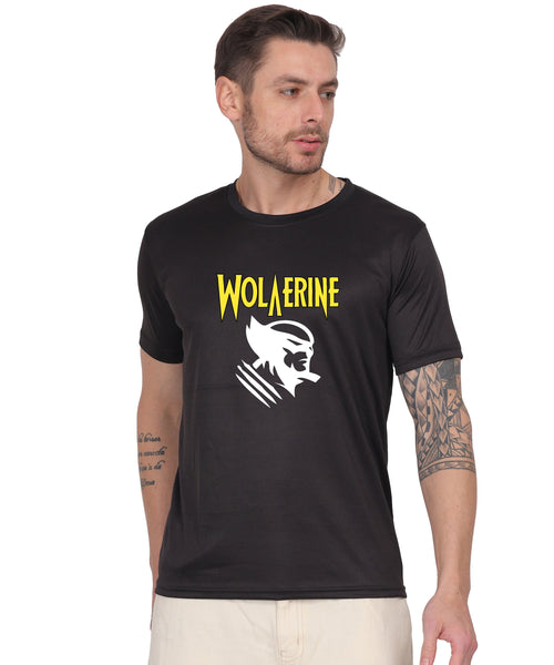 Wolverine Graphic Print Cotton T-Shirt, Casual Wear
