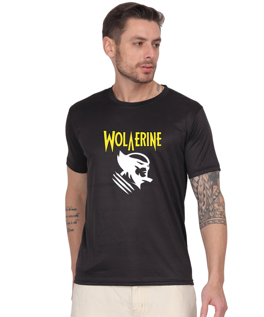 Wolverine Graphic Print Cotton T-Shirt, Casual Wear