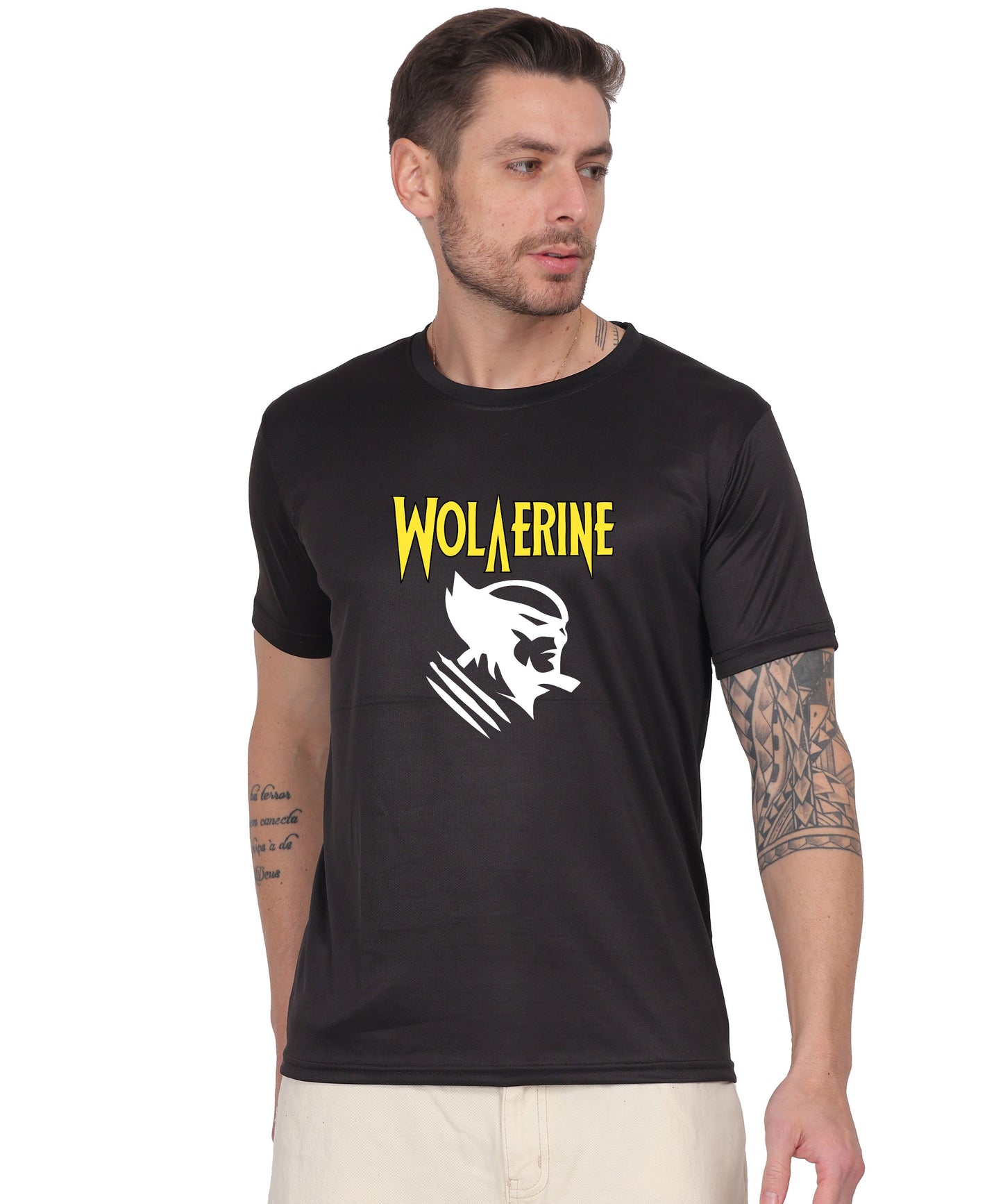 Wolverine Graphic Print Cotton T-Shirt, Casual Wear