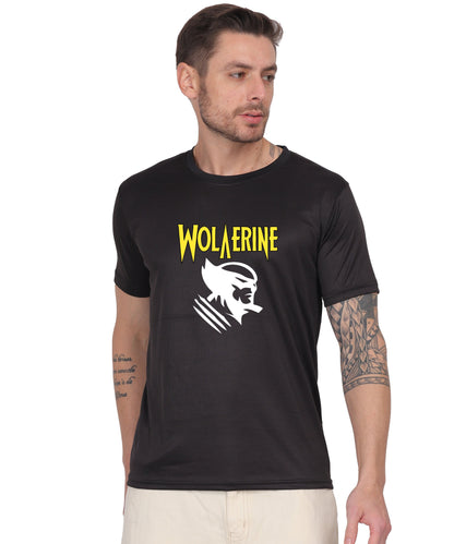 Wolverine Graphic Print Cotton T-Shirt, Casual Wear