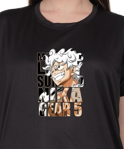 Generic Master of Mischief Graphic T-Shirt, Black Cotton, Short Sleeve, Regular Fit, Crew Neck