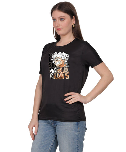 Generic Master of Mischief Graphic T-Shirt, Black Cotton, Short Sleeve, Regular Fit, Crew Neck