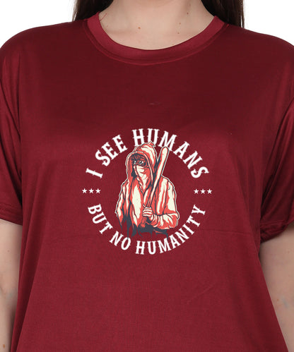 Generic Military Quote Graphic T-Shirt, Black Cotton, Short Sleeve, Crew Neck, Regular Fit