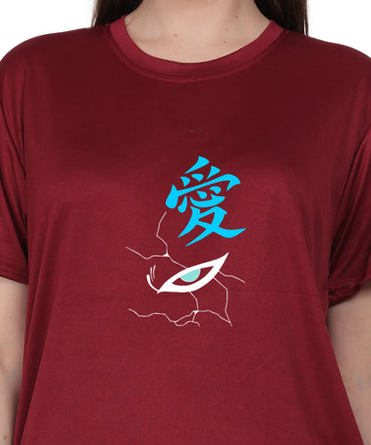 Generic Hooded Figure Graphic T-Shirt, Black Cotton, Short Sleeve, Regular Fit, Crew Neck