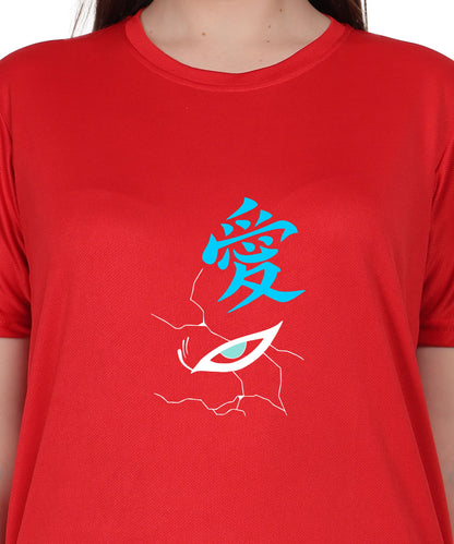 Generic Hooded Figure Graphic T-Shirt, Black Cotton, Short Sleeve, Regular Fit, Crew Neck