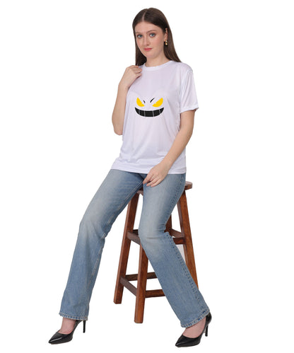 Dragon Graphic Print Cotton T-Shirt, Short Sleeve, Crew Neck, Casual Wear