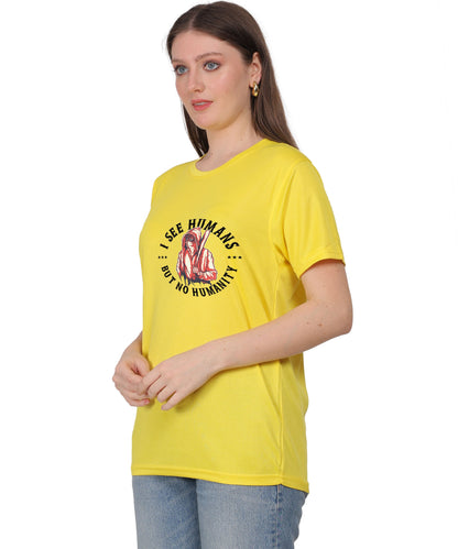 Generic Military Quote Graphic T-Shirt, Black Cotton, Short Sleeve, Crew Neck, Regular Fit