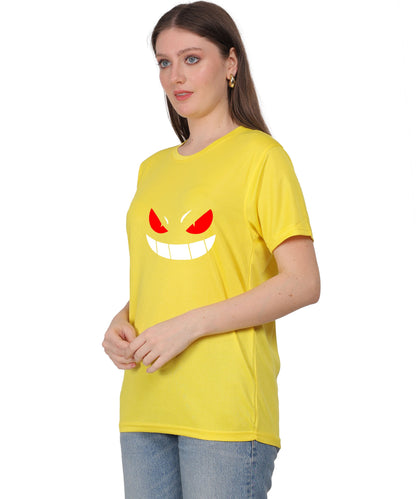 Dragon Graphic Print Cotton T-Shirt, Short Sleeve, Crew Neck, Casual Wear