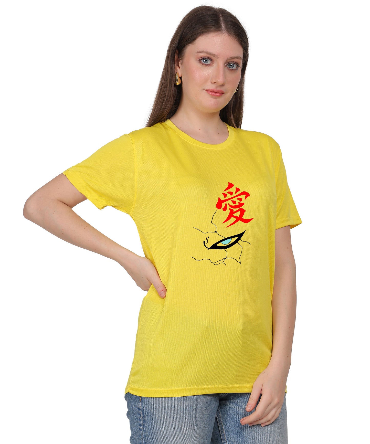 Generic Hooded Figure Graphic T-Shirt, Black Cotton, Short Sleeve, Regular Fit, Crew Neck