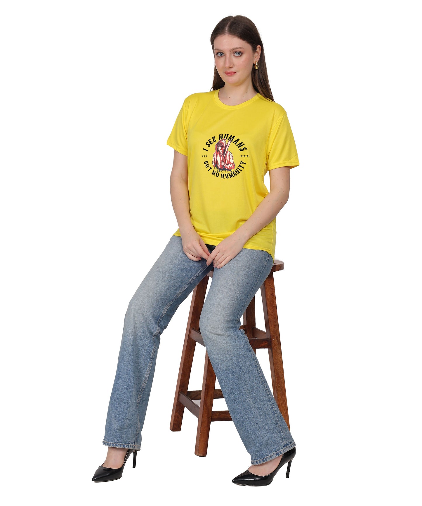 Generic Military Quote Graphic T-Shirt, Black Cotton, Short Sleeve, Crew Neck, Regular Fit