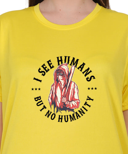 Generic Military Quote Graphic T-Shirt, Black Cotton, Short Sleeve, Crew Neck, Regular Fit