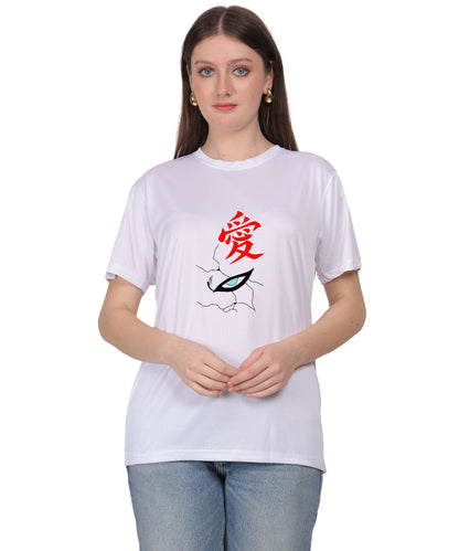 Generic Hooded Figure Graphic T-Shirt, Black Cotton, Short Sleeve, Regular Fit, Crew Neck