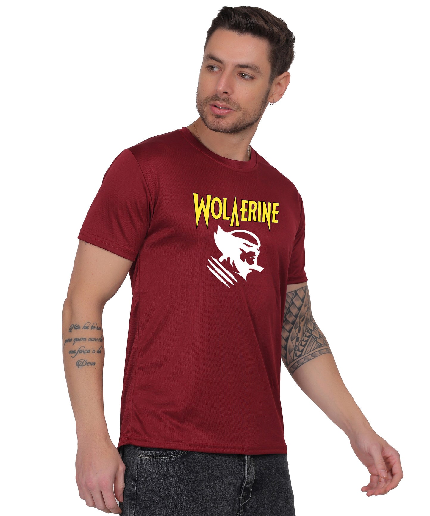 Wolverine Graphic Print Cotton T-Shirt, Casual Wear
