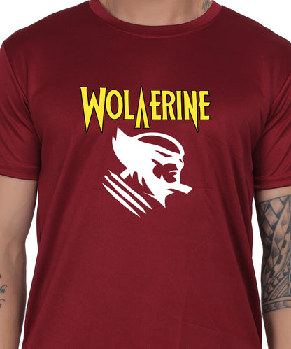 Wolverine Graphic Print Cotton T-Shirt, Casual Wear