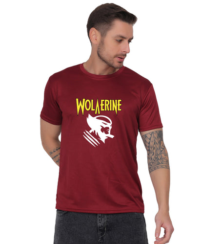 Wolverine Graphic Print Cotton T-Shirt, Casual Wear