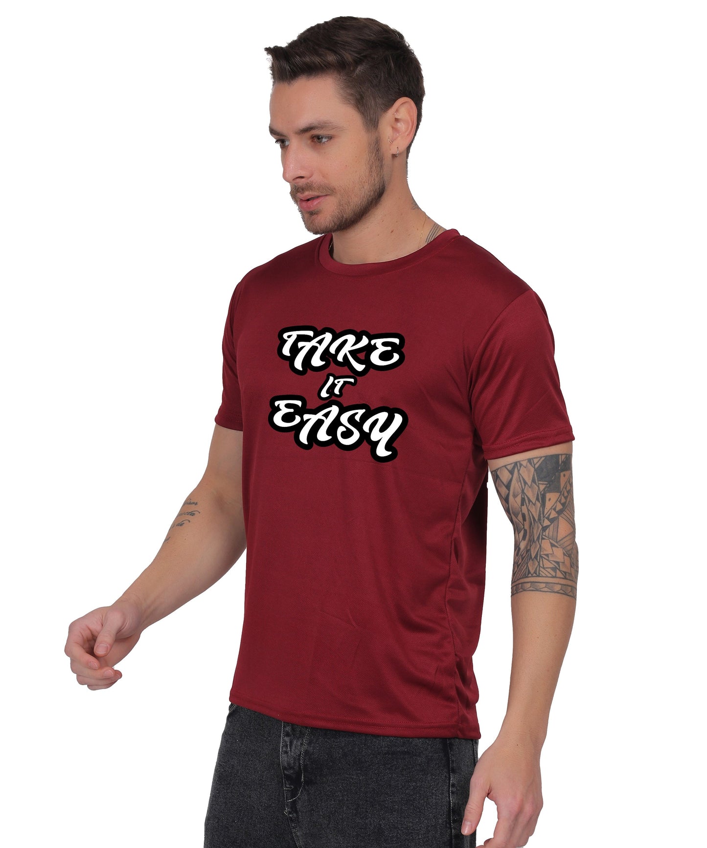 Generic Military Quote T-Shirt, Black Cotton, Short Sleeve, Regular Fit, Graphic Print, Crew Neck