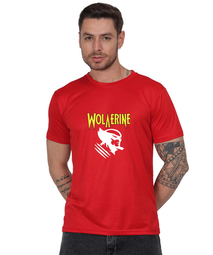 Wolverine Graphic Print Cotton T-Shirt, Casual Wear