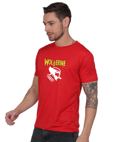Wolverine Graphic Print Cotton T-Shirt, Casual Wear