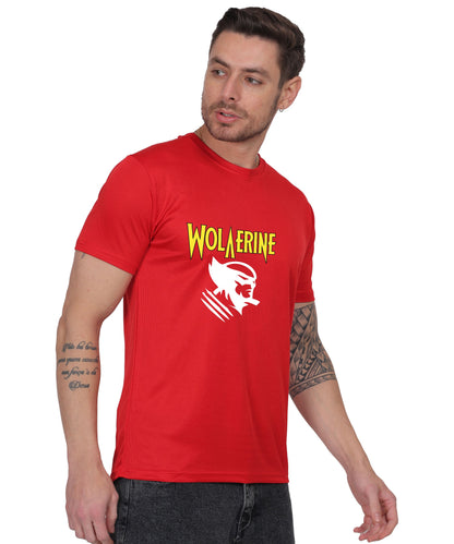 Wolverine Graphic Print Cotton T-Shirt, Casual Wear