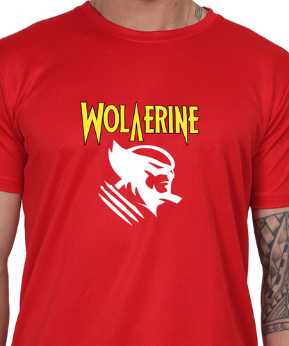 Wolverine Graphic Print Cotton T-Shirt, Casual Wear
