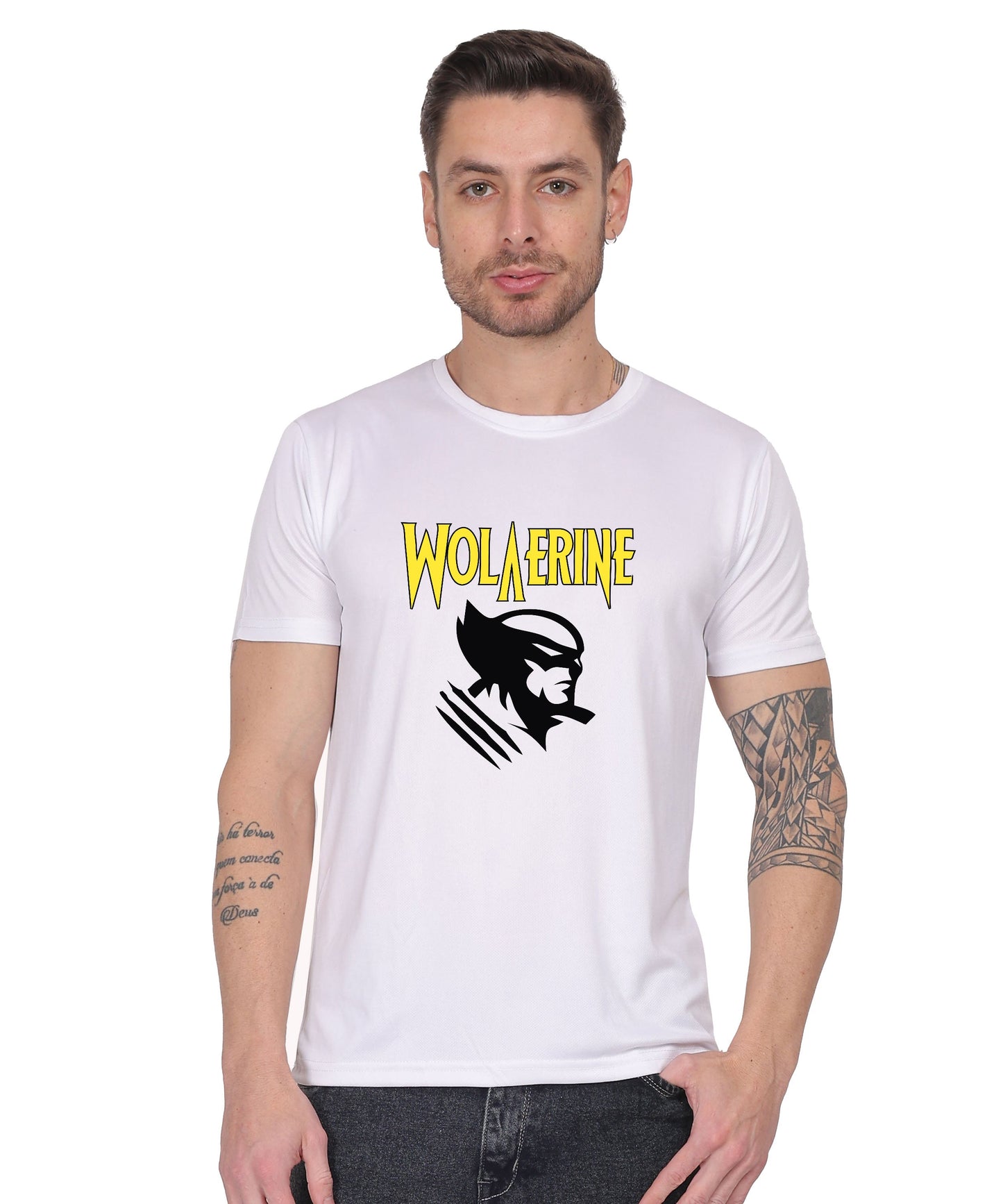 Wolverine Graphic Print Cotton T-Shirt, Casual Wear