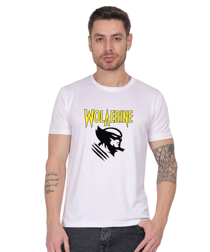 Wolverine Graphic Print Cotton T-Shirt, Casual Wear