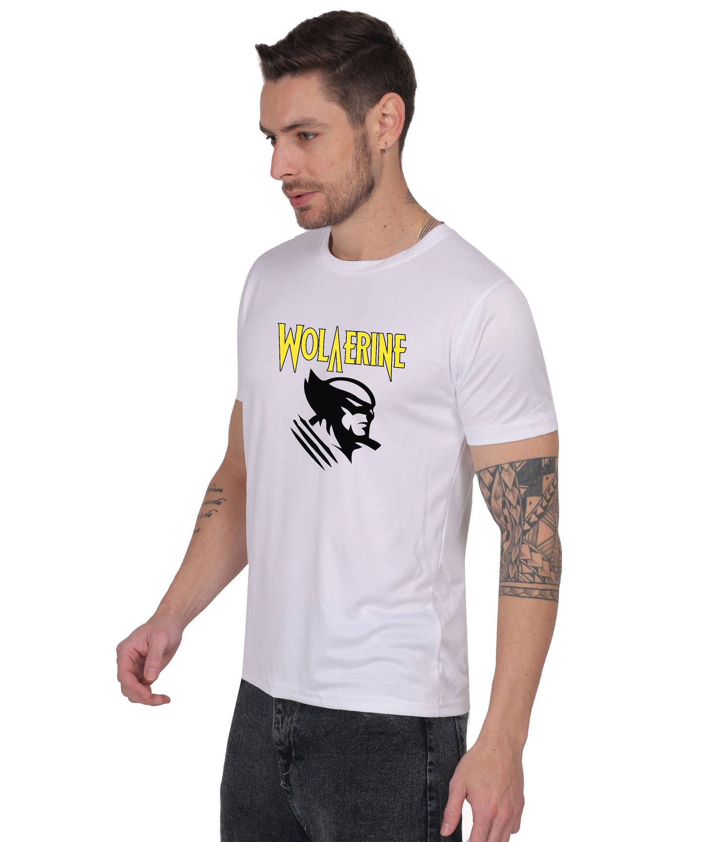 Wolverine Graphic Print Cotton T-Shirt, Casual Wear