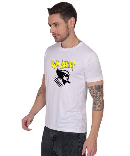 Wolverine Graphic Print Cotton T-Shirt, Casual Wear