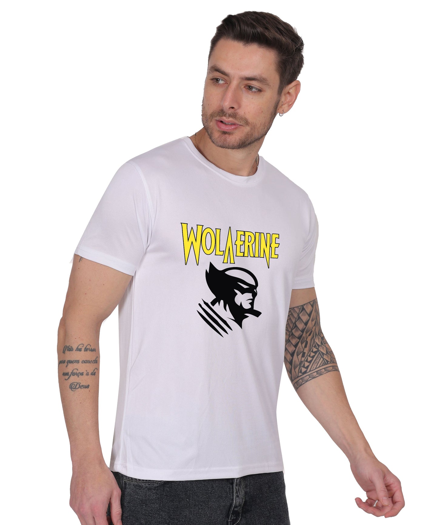 Wolverine Graphic Print Cotton T-Shirt, Casual Wear