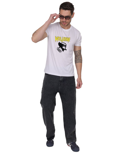 Wolverine Graphic Print Cotton T-Shirt, Casual Wear