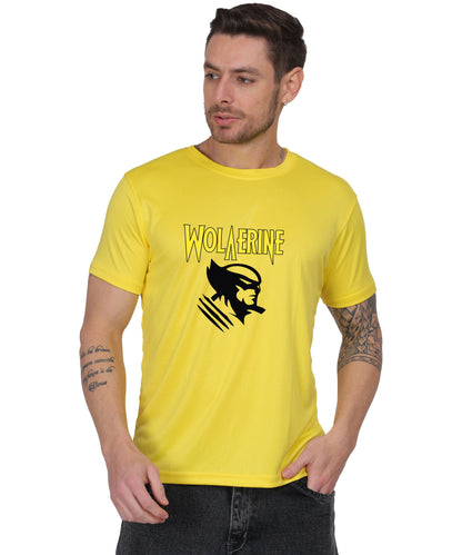 Wolverine Graphic Print Cotton T-Shirt, Casual Wear