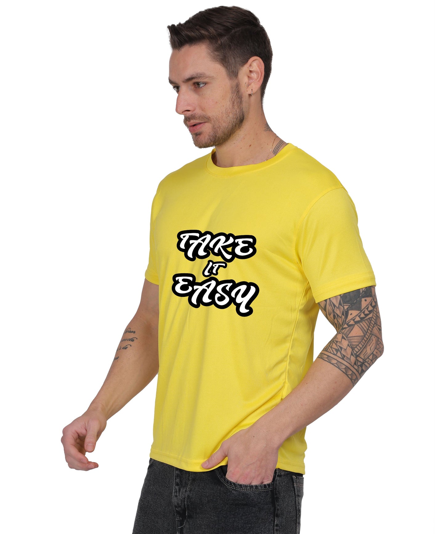 Generic Military Quote T-Shirt, Black Cotton, Short Sleeve, Regular Fit, Graphic Print, Crew Neck